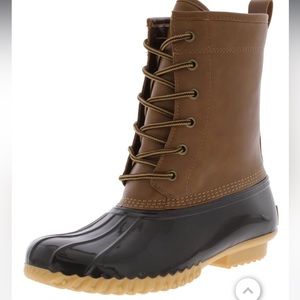 Sporto Ariel Mid Calf Duck Rain Boot Size 8